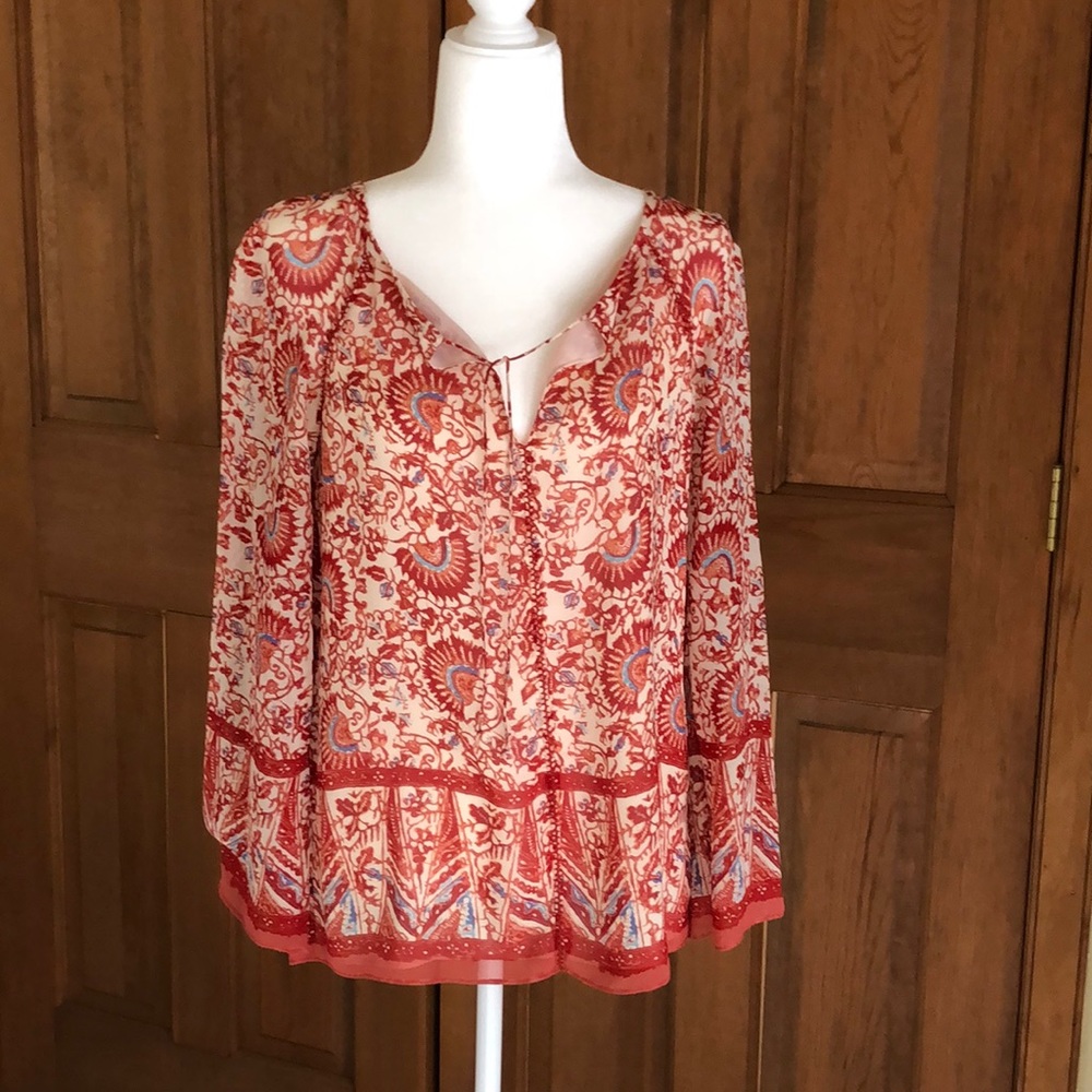 Tory Burch Silk BoHo *Disc. Ship* Blouse - Sz 6